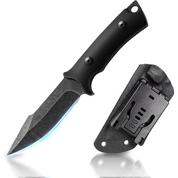 Knife with Kydex Sheath,Outdoor Hunting Camping Accessories