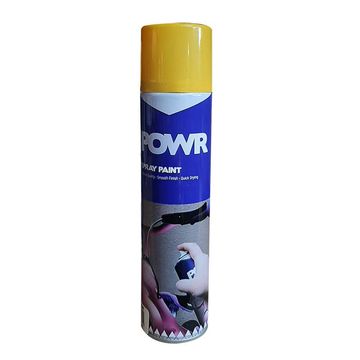 POWR Spray Paint STD 300ml Tin Yellow Canary