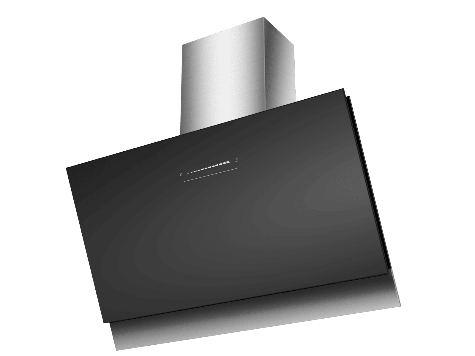 Falco 90Cm 45 Deg Black Glass Extractor FAL-9088
