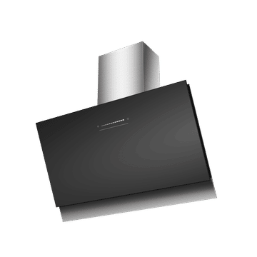 Falco 90Cm 45 Deg Black Glass Extractor FAL-9088