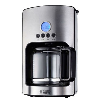 18593 RUSSELL HOBBS APOLLO 1.8L DIGITAL FILTER COFFEE MAKER STAINLESS STEEL