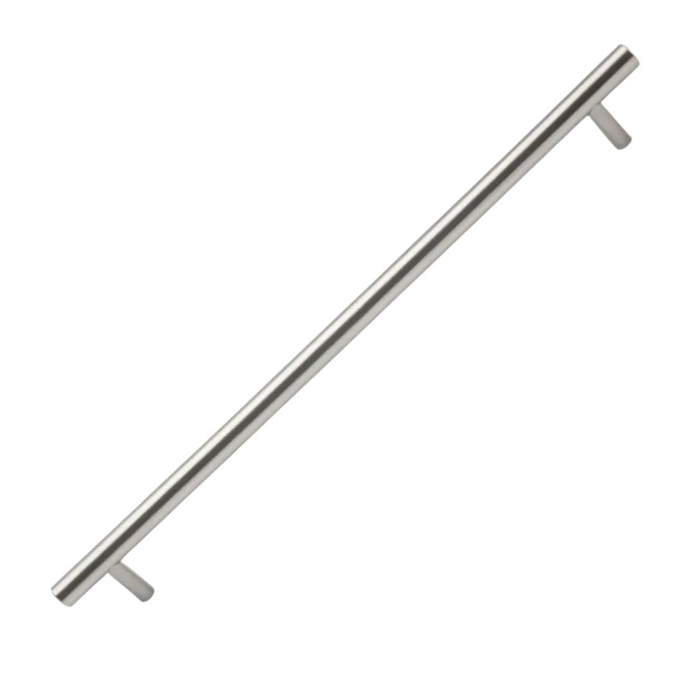 Pack of 10 x Steel Barrel Handle, Brushed Satin Nickel, 128mm