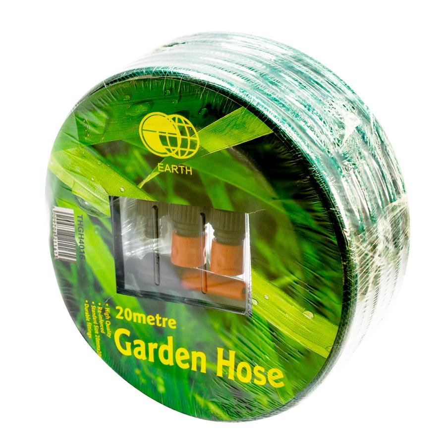 Garden Hose 20Mmx20M With Fittings 1 Roll