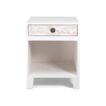 Furnwood Bedside Table One Drawer Washed