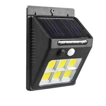 Solar Powered Sensor COB Wall Light 1200Mah