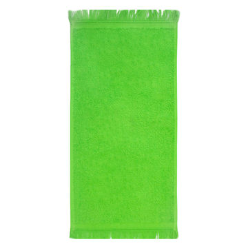 Plush Cotton380 GSM Terry Fringe Guest Towel - Jasmine Green (01 Pc Pack)