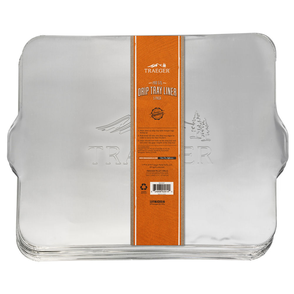 Traeger Drip Tray Liners (5 - Pack) – Pro 575