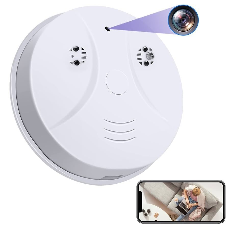 Home security spy camera /smoke detector
