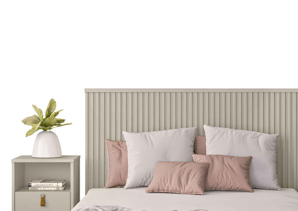 Olbia Headboard With Pedestals