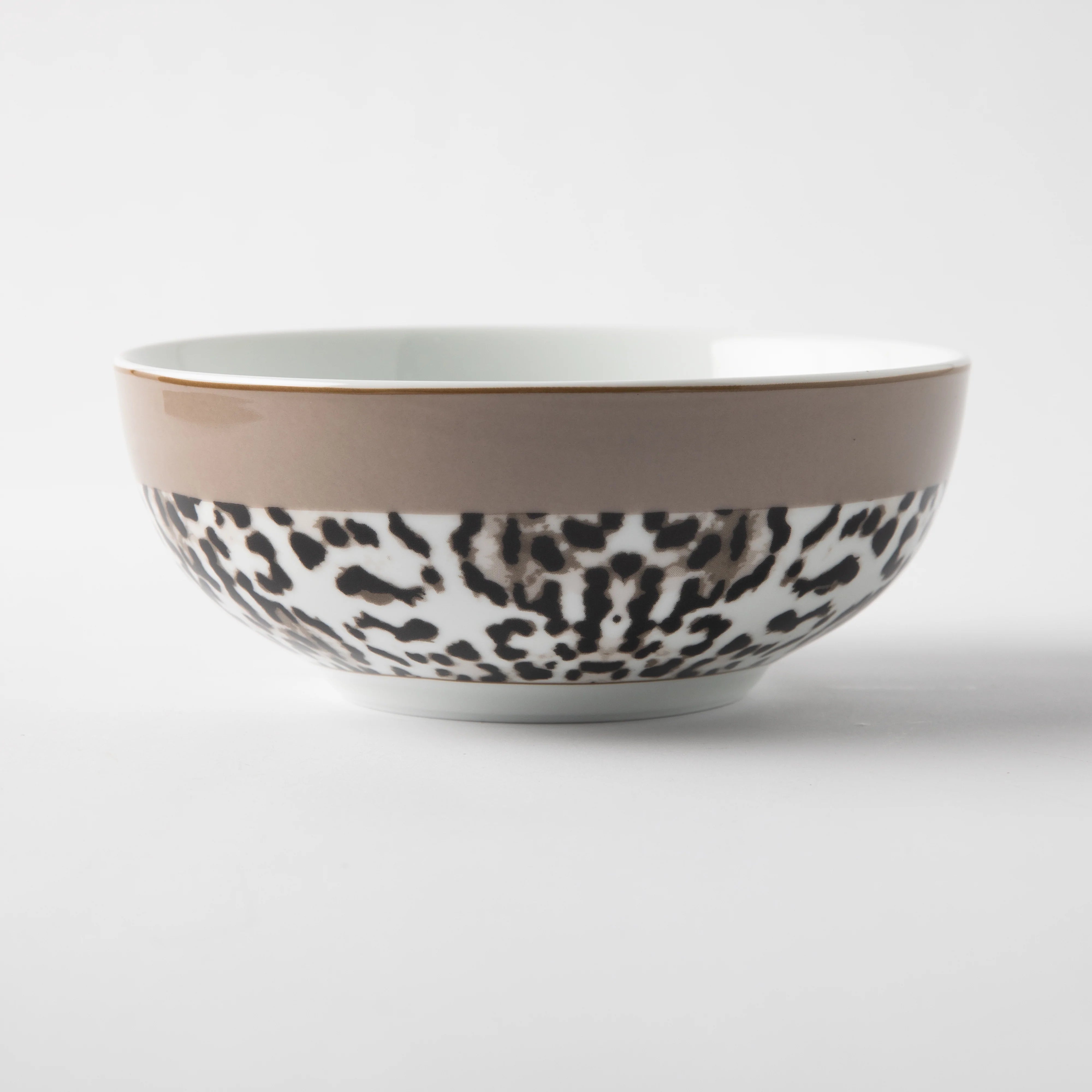 Jenna Clifford Leopard Cereal Bowl Set of 4