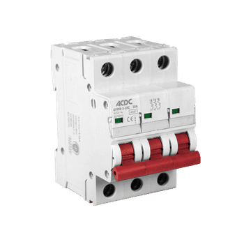 Circuit Breaker 3 Pole D-Curve 4.5KA 20A
