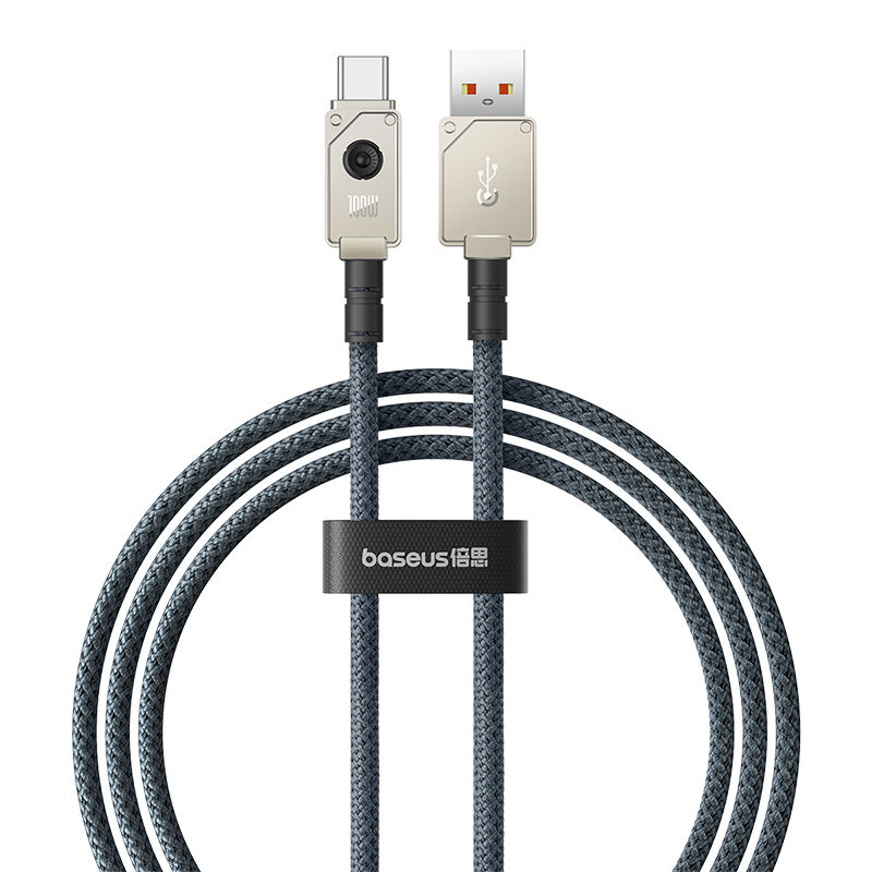 Baseus Unbreakable Series Fast Charging Data Cable USB to Type C 100W 1m - Stellar White