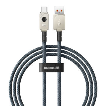 Baseus Unbreakable Series Fast Charging Data Cable USB to Type C 100W 1m - Stellar White