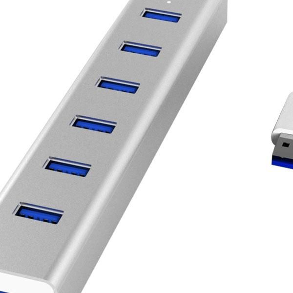 Unitek 7-Port Usb3.0 Aluminium Hub With Bc1.2 Charging