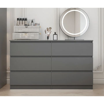 GreenLine Interiors Greer Chest of Drawer Gray
