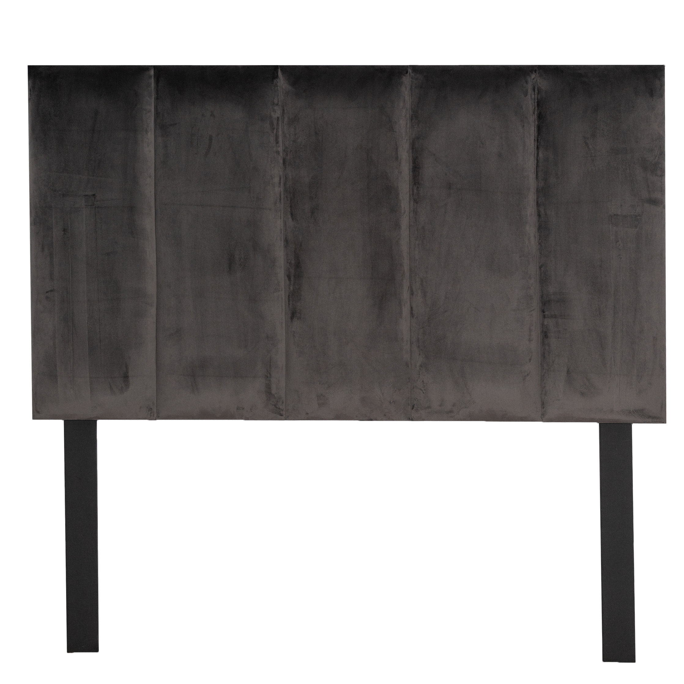 Taylor Headboard - Dark Dark Grey Velvet - Double