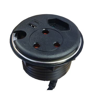 Powerlogic Multiplug Punto Plus MK2 Black