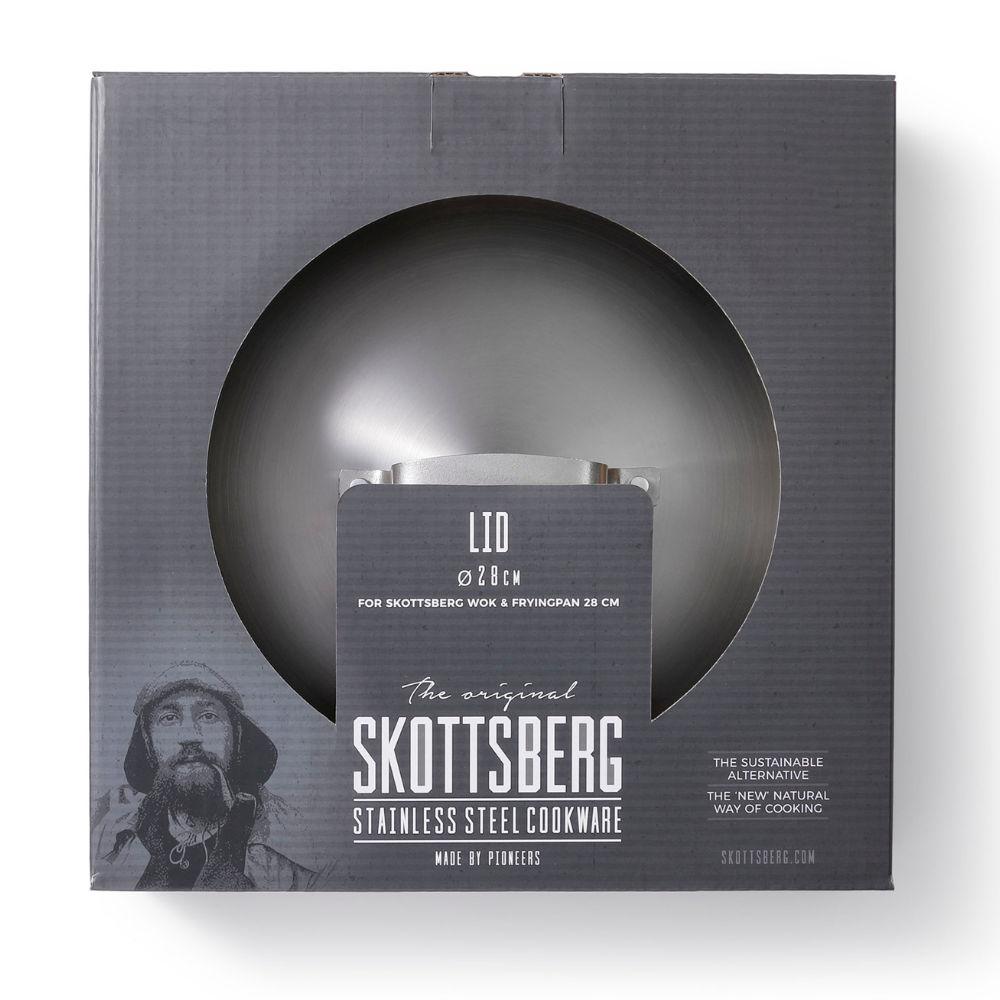Skottsberg Stainless Steel lid 28cm