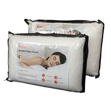 Memory Foam Pillow - Cosy Light - ThinkCosy - 2 Pack