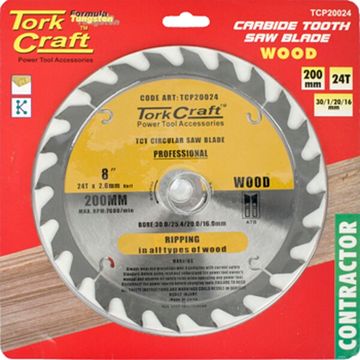 Blade Contractor 200 X 24T 30/1/20/16 Circular Saw Tct