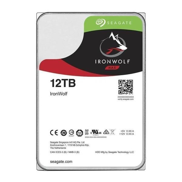 Seagate IronWolf 12TB 256MB Cache 3.5 inch Internal NAS