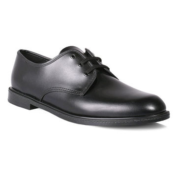 PATRIOT Officer Soft Toe Safety Shoe Leather Black Size 10