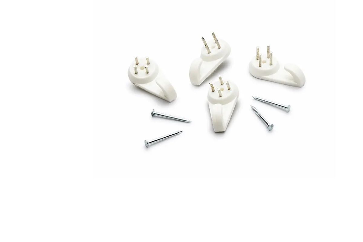 Picture Hook, Medium, 4 Pieces (4 pack) BY WOODLY