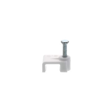 Cable Clips 10.5mm Flat (100)