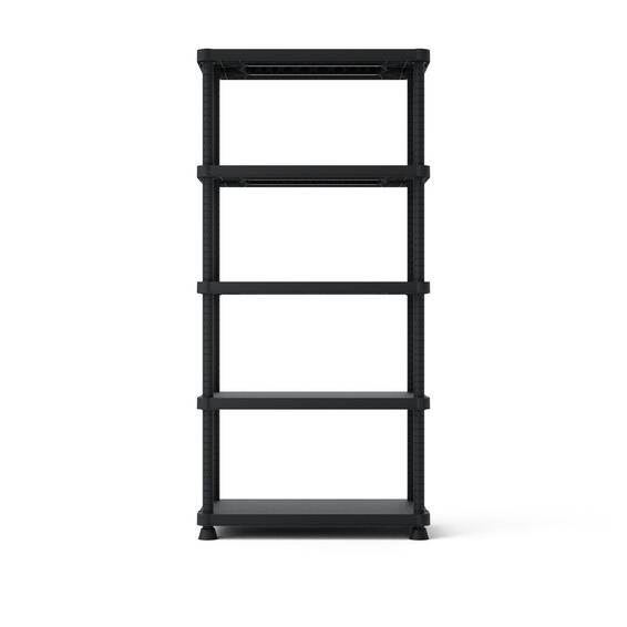 Shelf Spaceo 187X90X45Cm Blk Grey