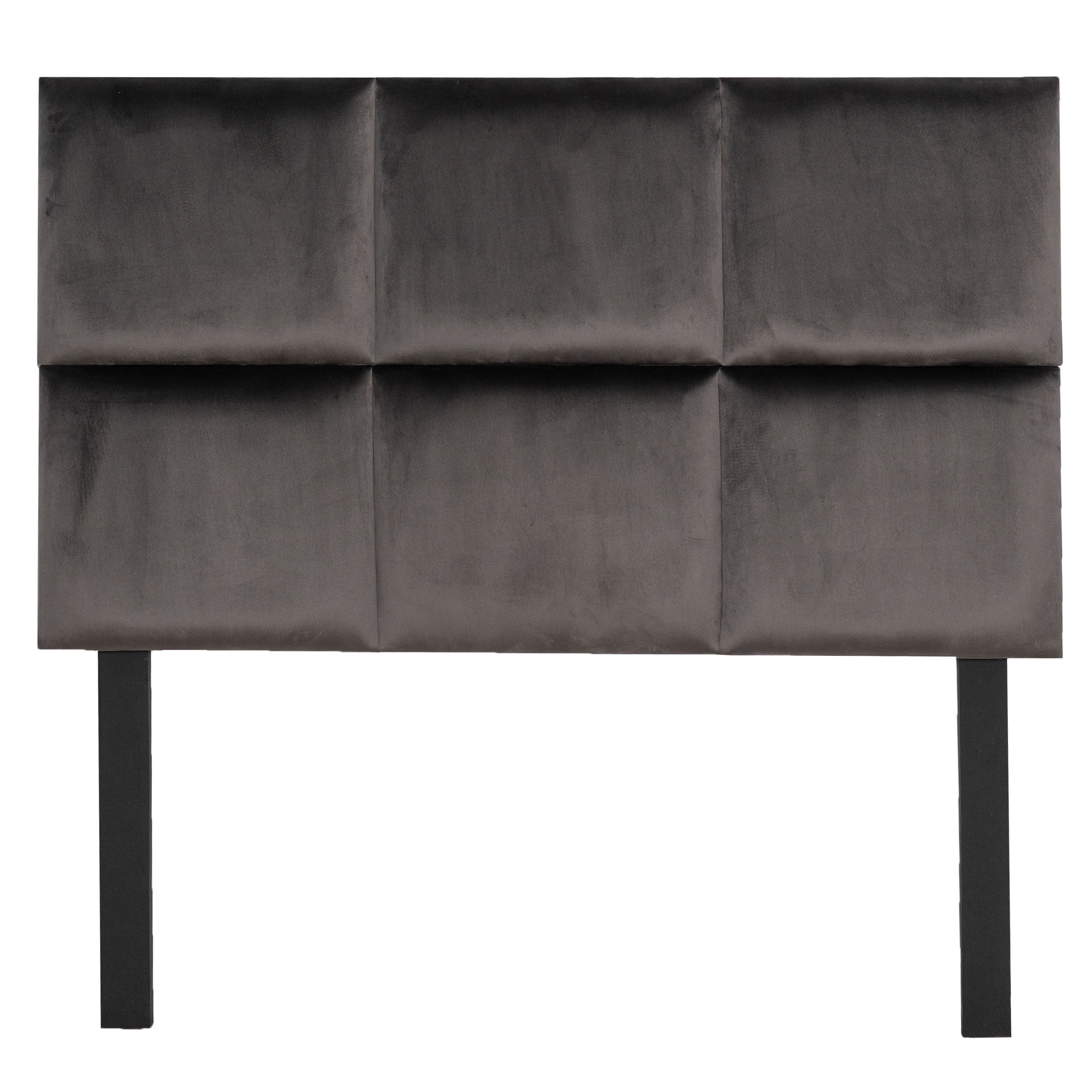 Avery Headboard - Dark Dark Grey Velvet - Double