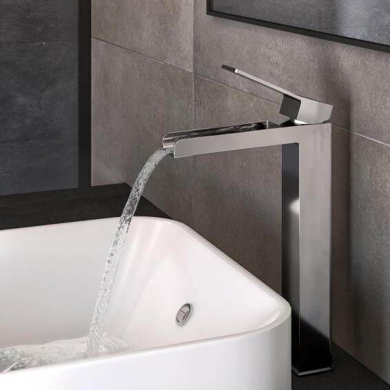 Sensea Cascade Tall Basin Mixer Chrome H21cm