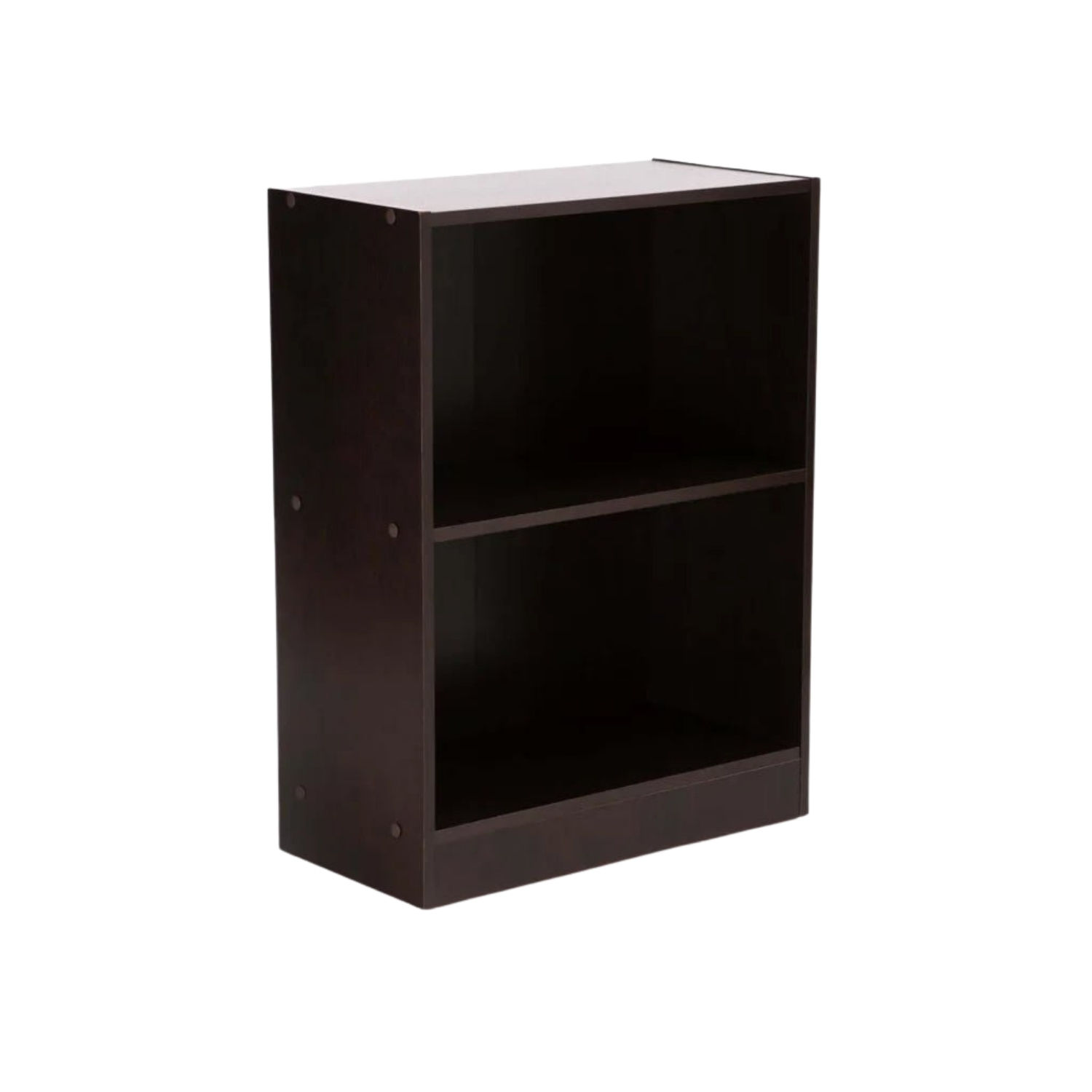 2-Tier Bookcase Modern Storage Shelf - Wenge