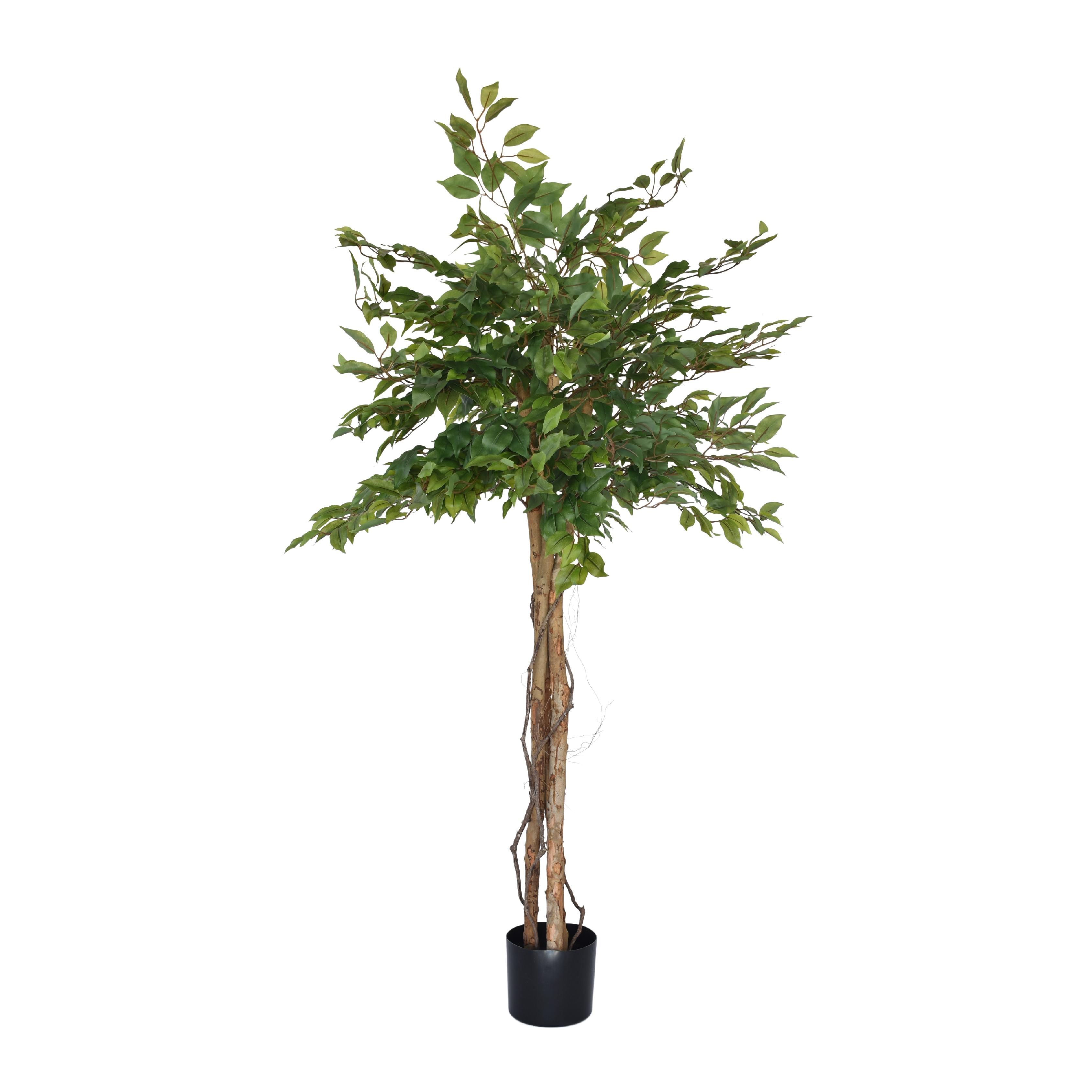 Artificial Ficus Tree with Twisted Stems 1,5m