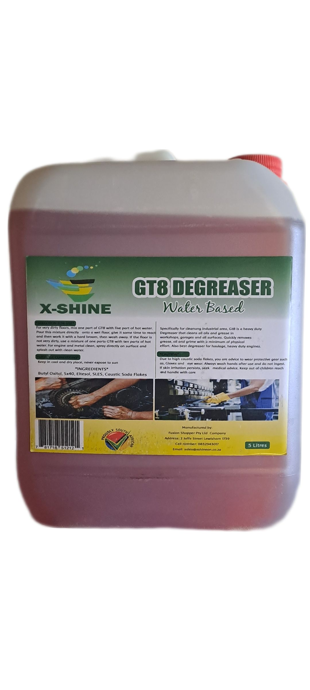 Gt8 Degreaser Heavy Duty 5L