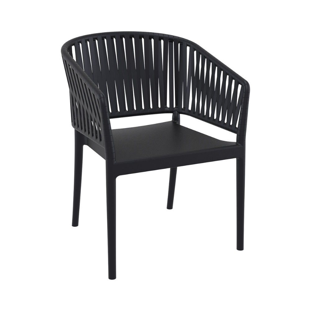 Siesta exclusive Portofino Arm Chair - Black