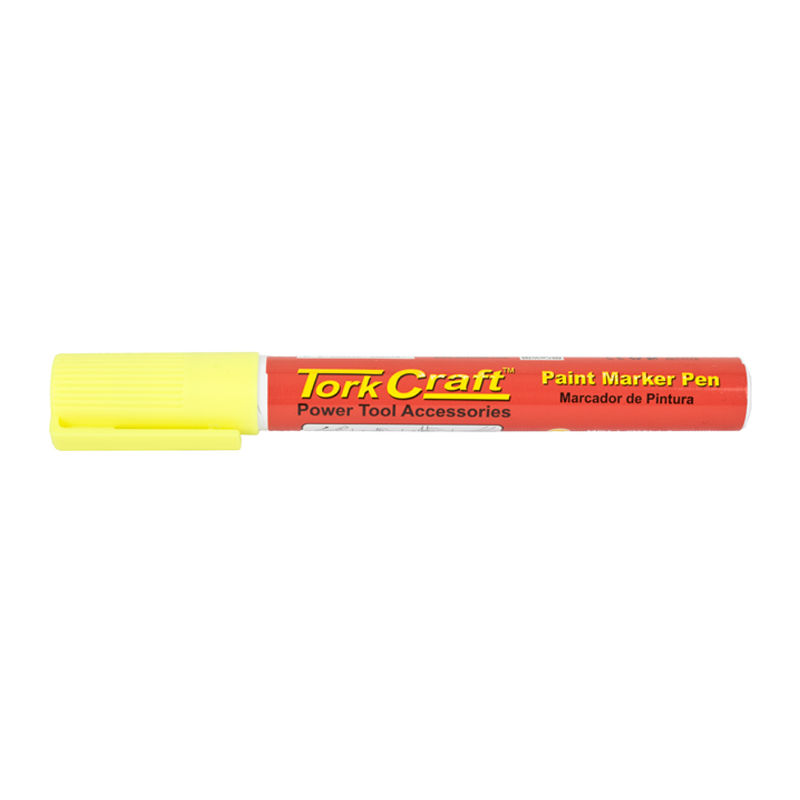 Tork Craft - Paint Marker Pen 1 Piece Yellow Bulk - 10 Pack