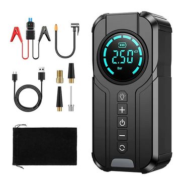 2-in-1 Portable 12V Car Jump Starter & 180 PSI Digital Tyre Inflator