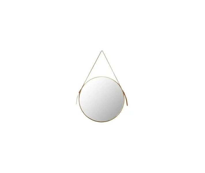 Citrix Innovation  Decorative round Mirror with leather strap