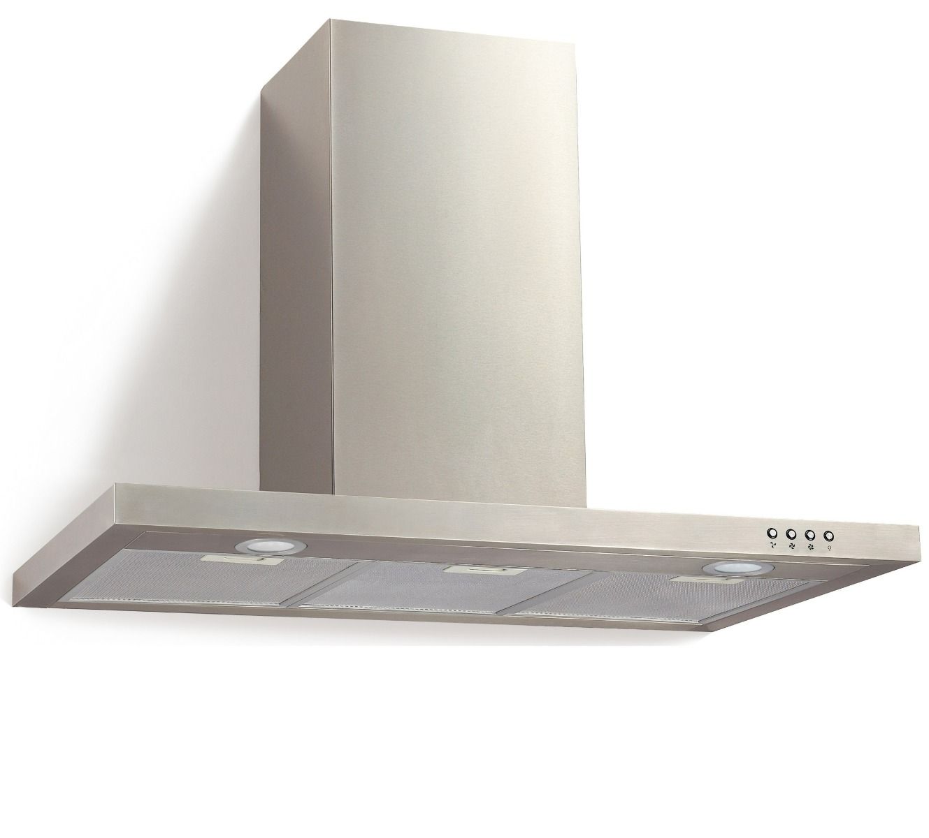 Falco 90Cm Flat Type S/Steel Chimney Extractor FAL-90-22S