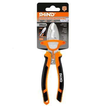 Shind Electrician Chrome Vanadium Steel Cable Wire Stripper Cutting Pliers