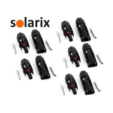 Solarix MC4 Solar Connectors Male And Female Pack Of 5 Sets