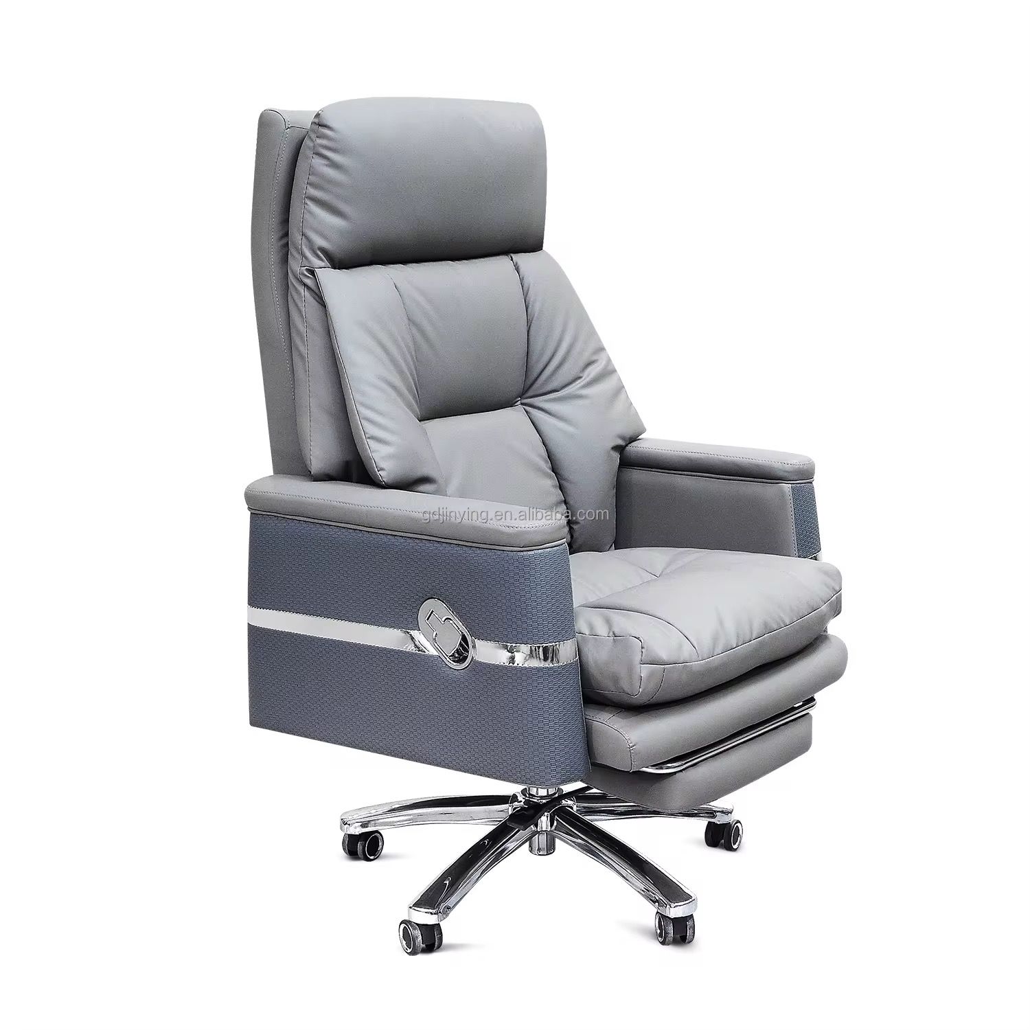 Ergonomic Office Recliner Chair – Comfortable Swivel Executive Seat for Work or Gaming, Upholstered for All-Day Support