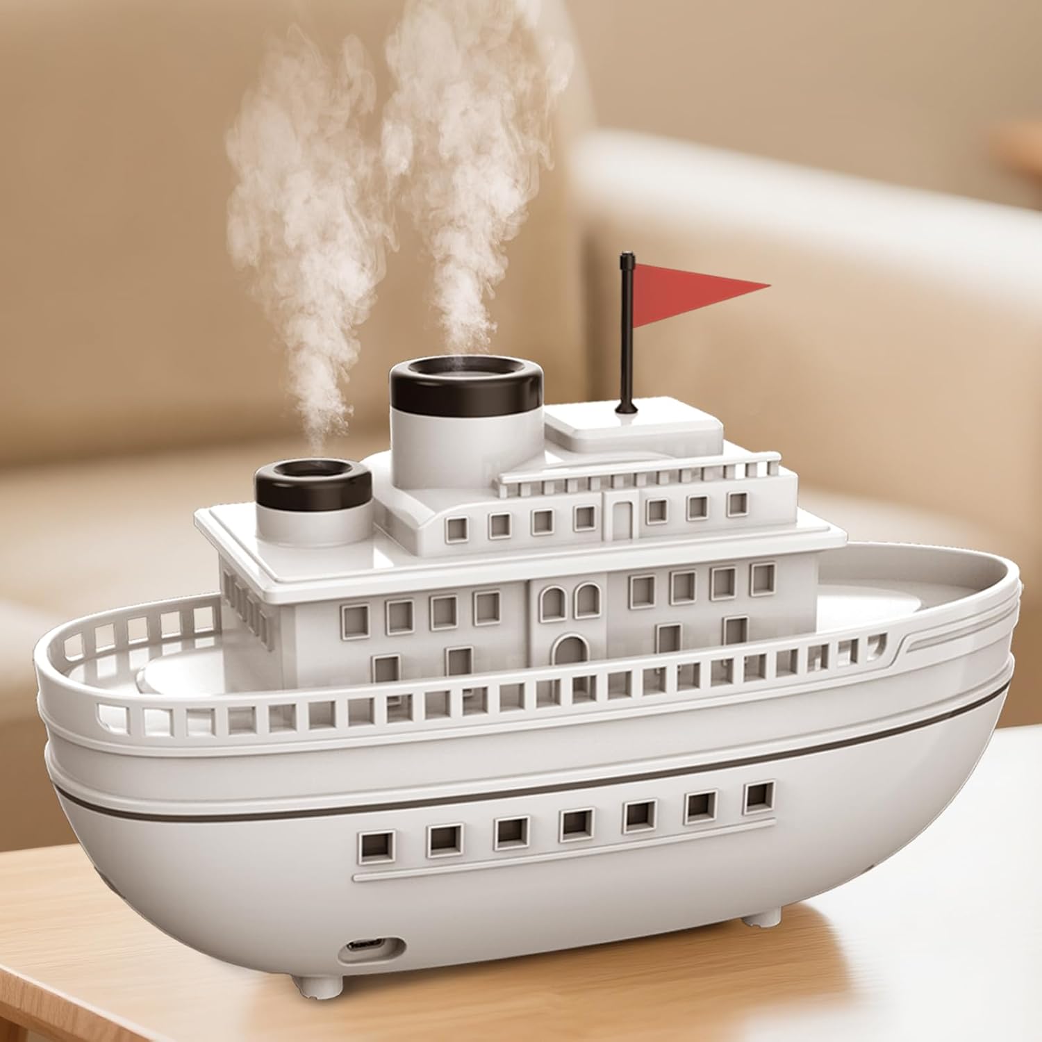 Ship – Shaped Aromatherapy Diffuser Humidifier 300ml