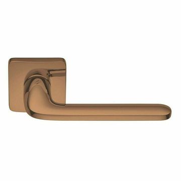 Exclusive Italian lever handle on square rose