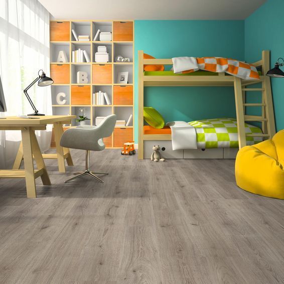 Laminate basic trend oak grey 1376x193x6mm