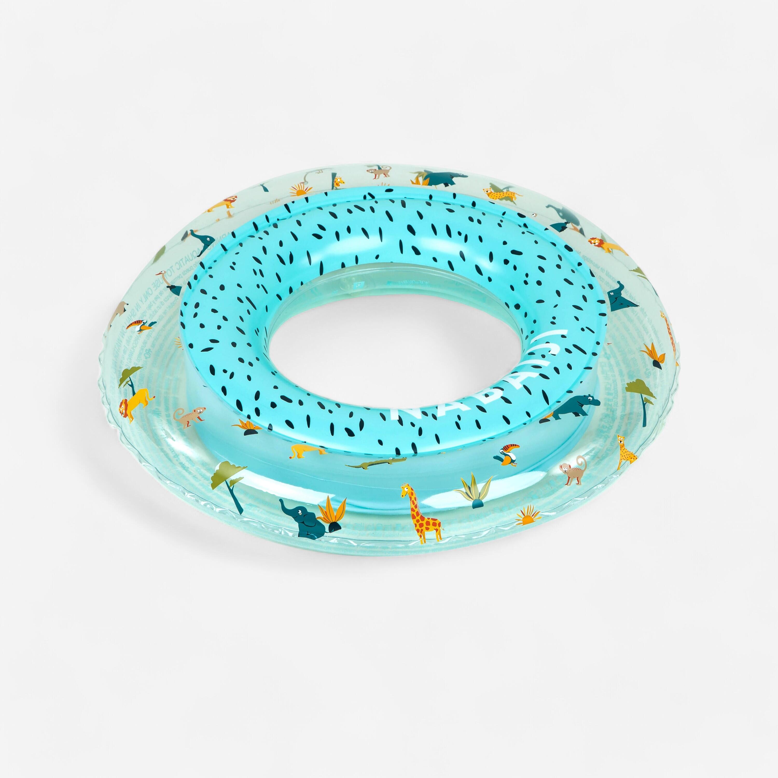 Inflatable Pool Ring 51 cm Transparent printed SAVANE