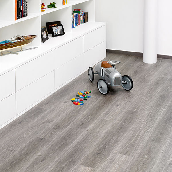 Laminate Flooring Vibrance 4V Authentic Oak Grey 8mm AC4/Class 32