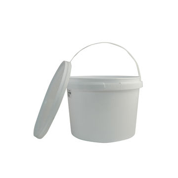 Plastic Bucket with Lid - 5lt - 3 Pack