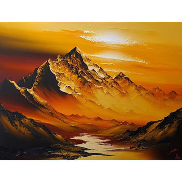 絵画 Mountain glow 絵画 Mountain glow MOUNTAIN GLOW – Trendgallery.art