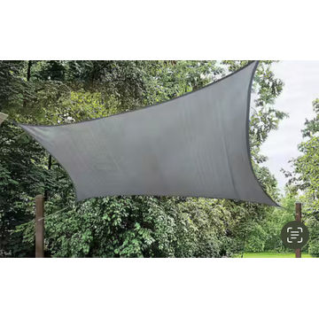 Sun Shade Sail Rectangular 5X5M-GRAY